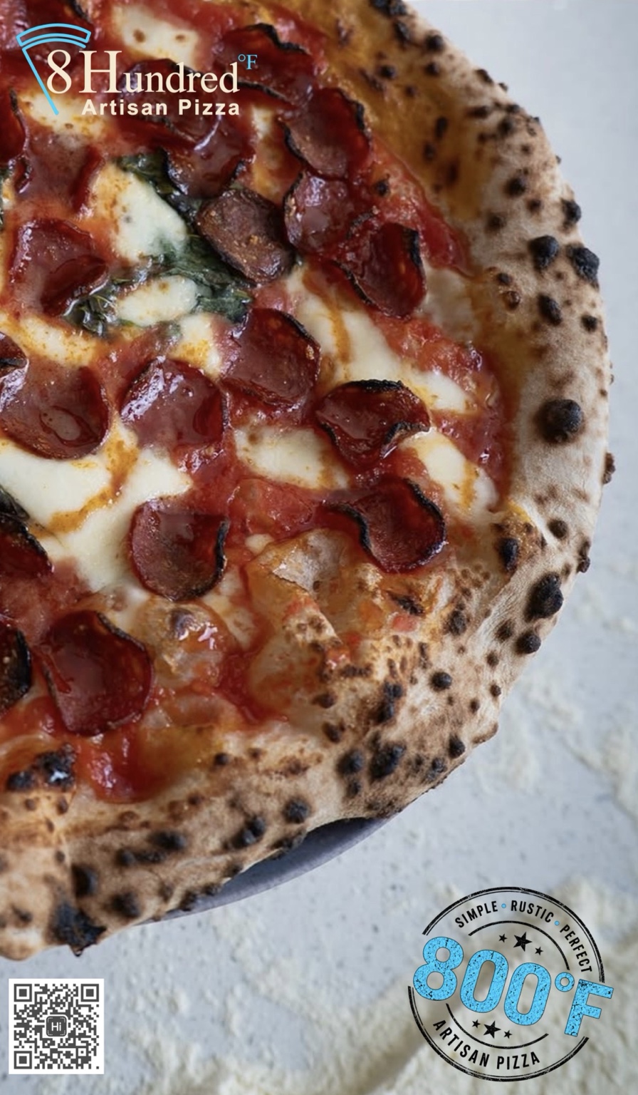 Pepperoni artisan pizza